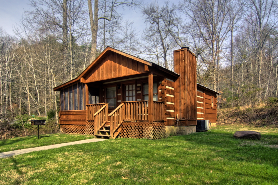 cabin in woods