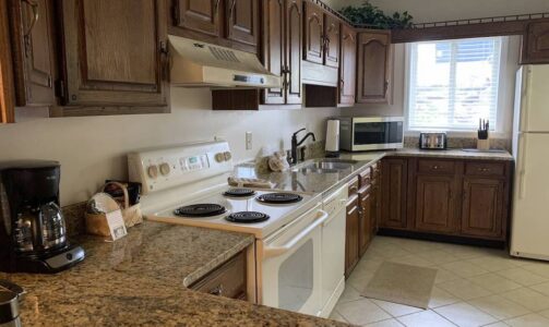 kitchen in condo in Gatlinburg