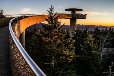 Kuwohi observation tower sunset
